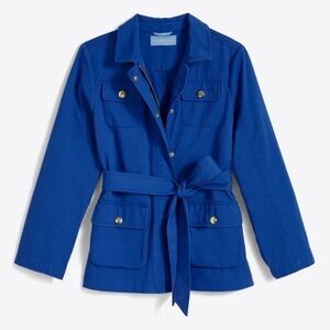 DRAPER JAMES Twill Field Jacket Cobalt Blue Small